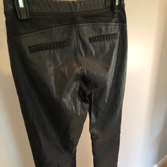 Blank NYC black Skinny faux leather girls pants size 14 - Picture 5 of 12